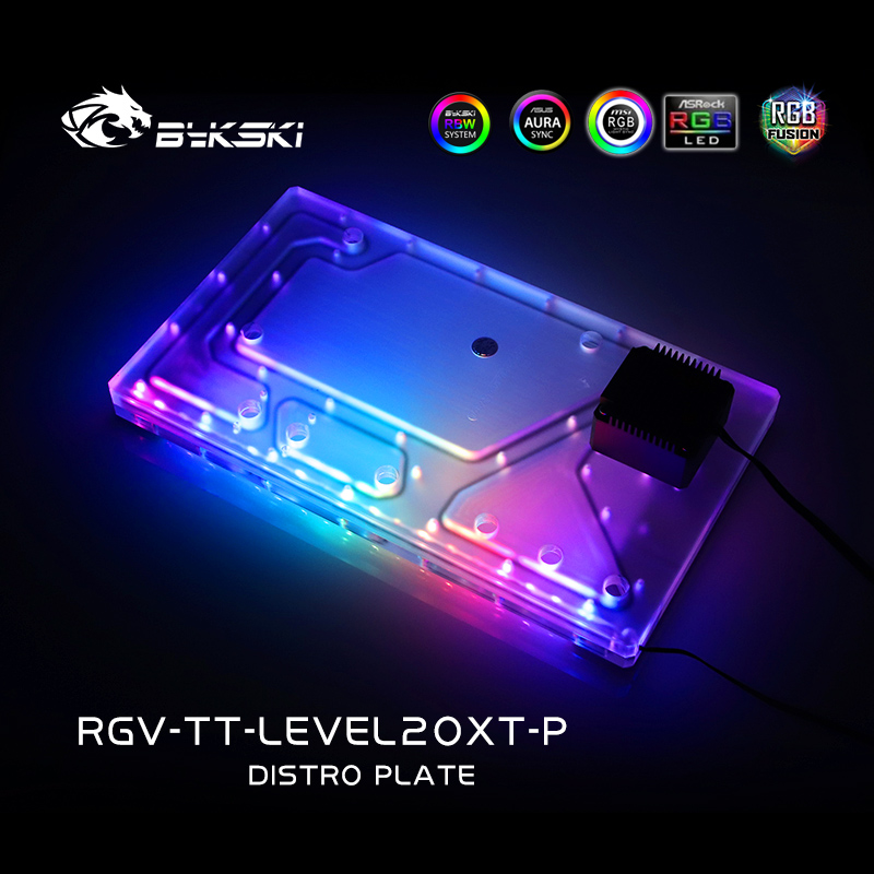 Bykski RGV-TT-LEVEL20XT-P لوحة - مراجعة Distro Plate Ddc Pump Combo وسعره