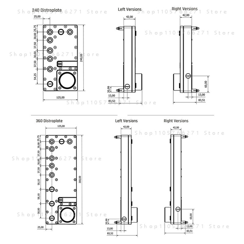 لوحة توزيع المياه Alphacool Co - مراجعة Integrated Pump Reservoir Distro Plate وسعره