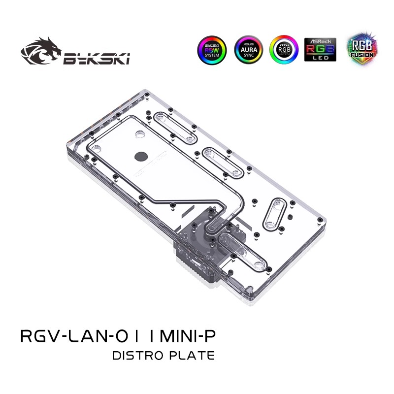 BYKSKI RGV-LAN-O11MINI-P نظام  - مراجعة Distro Plate Ddc Pump Combo وسعره