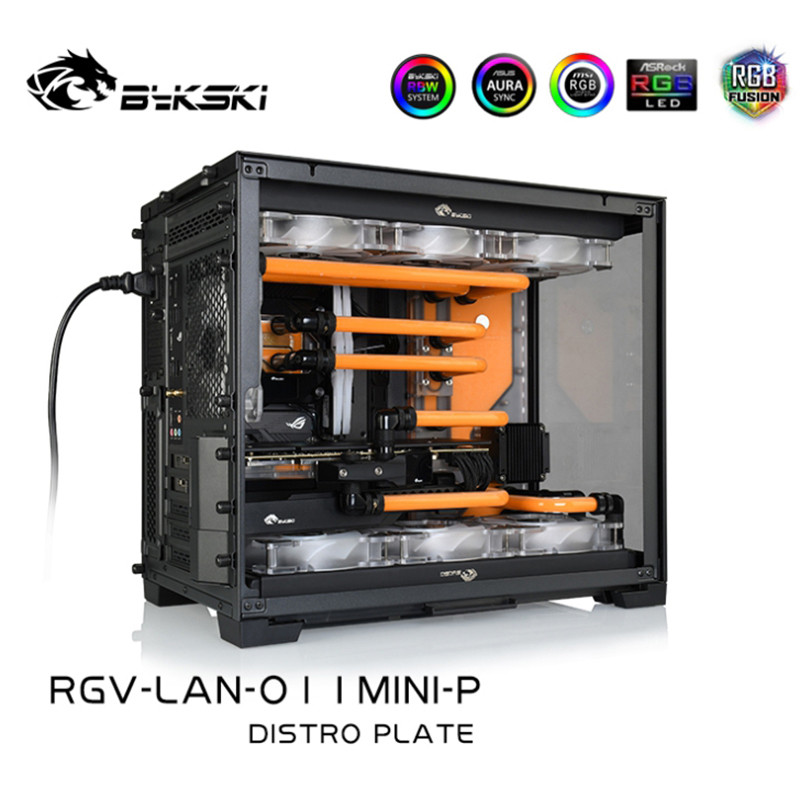 BYKSKI RGV-LAN-O11MINI-P نظام  - مراجعة Distro Plate Ddc Pump Combo وسعره