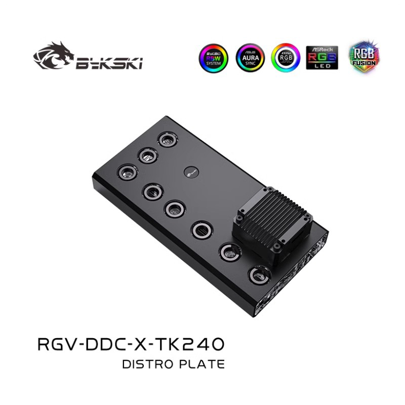 Bykski الاكريليك Distro لوحة/م - مراجعة Distro Plate Ddc Pump Combo وسعره