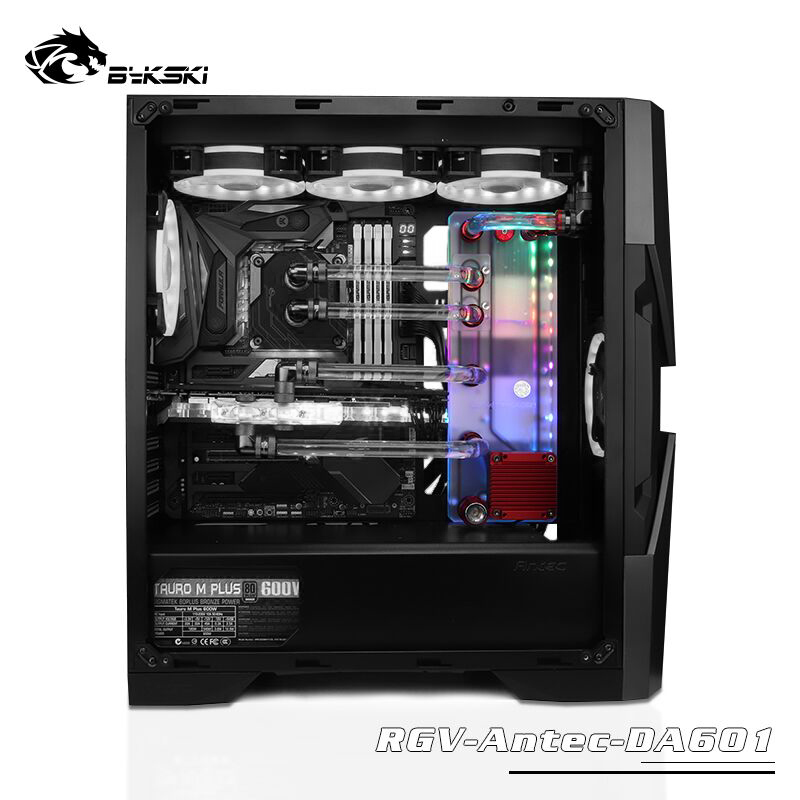 BYKSKI لوحة الممر المائي الأكر - مراجعة Distro Plate Ddc Pump Combo وسعره