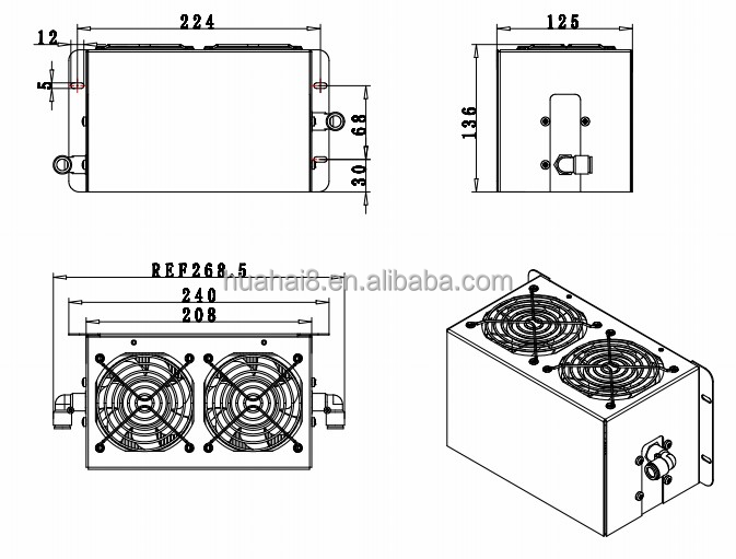 وحدة تبريد وتسخين الهواء الصنا - مراجعة Chiller Water Cooling System Pc وسعره