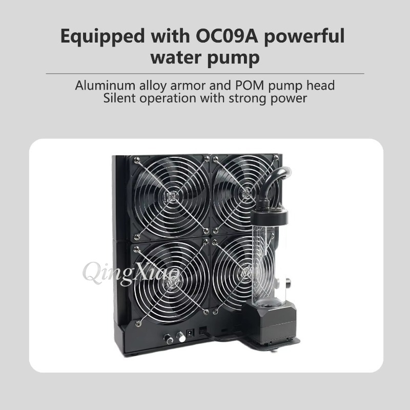 مجموعة تبريد خارجية متكاملة مع - مراجعة External Radiator Water Cooling Kit وسعره